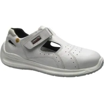 Pracovní obuv SANDÁLY ocelová tužinka AMPERA WHITE S1 ESD SRC bílá 48