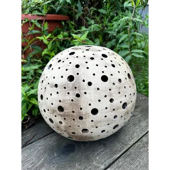 Zahradní dekorace Makra Svícen koule 35cm