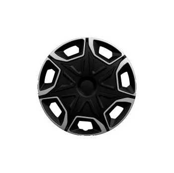 Poklice na kolo Poklice na kola 16" model Blade (barva stříbrná/černá) - 4 kusy