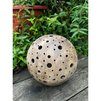 Zahradní dekorace Makra Svícen koule 27cm