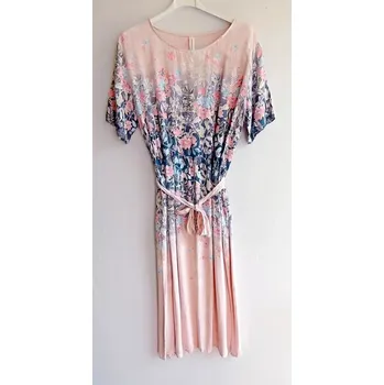 Dámské šaty Dámské šaty květ světle růžové vel.UNI(M,L,XL)