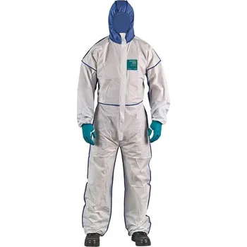 Jednorázový oděv OVERAL pogumovaný ALPHATEC 1800 COMFORT BOUND - model 195 bílá S