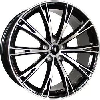 Alu kolo Alu kola Racing Line H5060, 20x9 5x112 ET30, černá + leštění