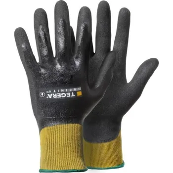 Pracovní rukavice RUKAVICE TEPELNÁ RIZIKA do 100°C TEGERA INFINITY 8804 černá-žlutá 8 (M)