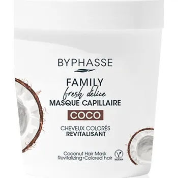 Vlasová regenerace BYPHASSE Coco ošetřující maska pro barvené vlasy 250 ml