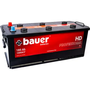 Autobaterie autobaterie BAUER Professional HD 180Ah 12V 1000A spodní uchycení 514x223x195