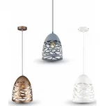 V-TAC Závěsná lampa hnízdo (3 barvy) Matná šedá
