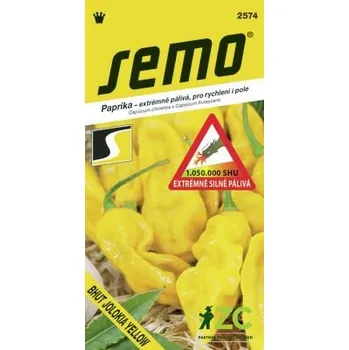 Semeno Semo Smržice Paprika zel. pálivá - Bhut Jolokia Yellow 15s /SHU 1 050 000/ EXPIRACE