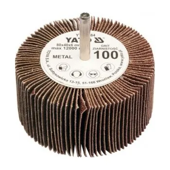 Brusný kotouč Kotouč lamelový radiální 80x40 P-40 s hřídelí 6 mm