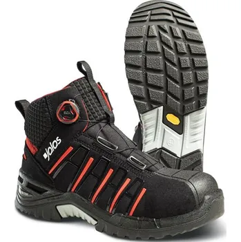 Pracovní obuv OBUV kotník aluminiová tužinka a planžeta, hydrofobní Jalas EXALTER 9985 S3 ESD HRO SRC černá-červená 34