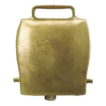 Pastevní zvonec, zvonek pro ovce, kozy, skot plechový rovný 85 mm