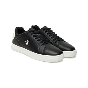 Pánské tenisky Sneakersy Calvin Klein Jeans Classic Cupsole Ru Patch Lth YM0YM01297 Černá 43