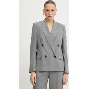 Dámské sako Vlněné sako BOSS Jaleto9 50543302 šedá 90X, vel. 36