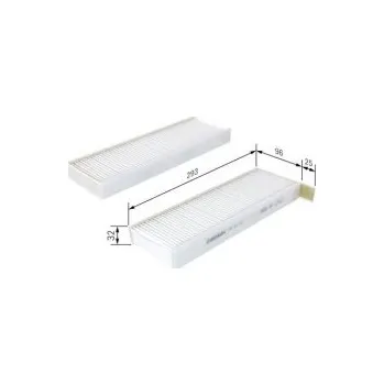 Kabinový filtr Kabinový filtr Citroen BERLINGO MULTISPACE (B9) Bosch - Electric, 1.2PT110, 1.6, 1.6VTi9 -