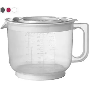 mísa 2,0l s výlevkou, odměrkou+víko, plast