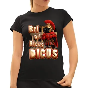 Žertovný předmět Bri Bri Bicus Dicus - pták s malinovým náhrdelníkem - Italian Brainrot - dámské tričko s potiskem- Tričkový.cz
