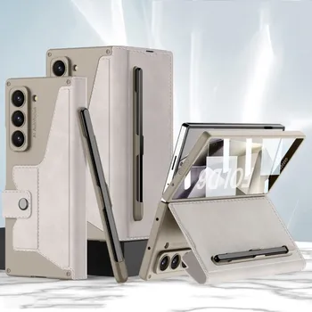 GKK 80610 GKK SYNTHETIC Zaklápěcí pouzdro Samsung Galaxy Z Fold6 5G TITANIUM GRAY