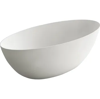 Vana Cerano Emilia Volně stojící vana z litého mramoru 180x85cm, bílá matná, CER-417536