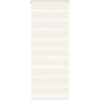 Roleta vidaXL Zebra roleta 65x150 cm šířka látky 60,9cm polyester [4014748] Barva: Mramorově béžová