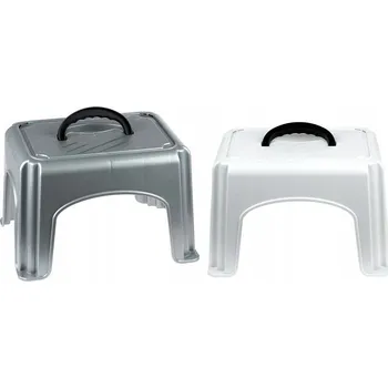 Taburet taburetka 1stup. 38x30,v.24cm s držadlem /150kg/, plast