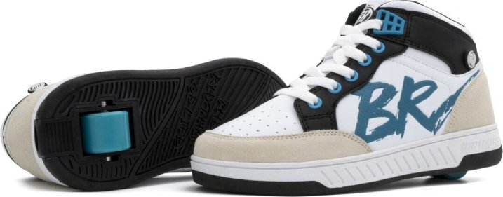 Koloboty BREEZY ROLLERS Skater | 29-39 EU | WHITE-MULTICOLOR 33 EU
