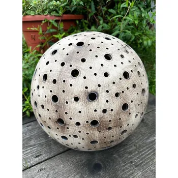 Zahradní dekorace Makra Svícen koule 40cm