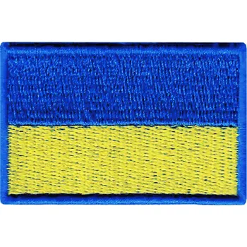 Vyšívané nažehlovací vlajky - Ukrajina