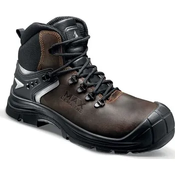 Pracovní obuv OBUV kotník ocelová tužinka a planžeta, hydrofobní MAX UK BROWN 2.0 S3 HIGH SRC hnědá-černá 41