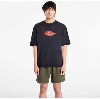 Pánské tričko Tričko Jordan Rare Air Men's T-Shirt Black/ Chile Red L