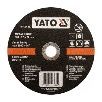 Truhlářská svěrka Kotouč na kov 125 x 22 x 2,5 mm INOX