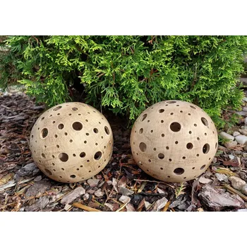 Zahradní dekorace Makra Svícen koule 19 cm