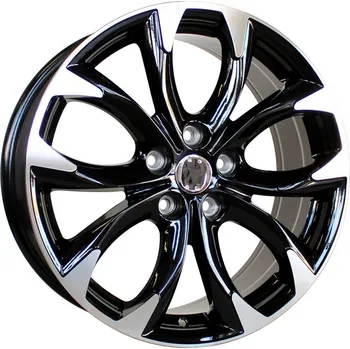 Alu kolo Alu kola Racing Line L1470, 18x7.5 5x114.3 ET50, černá + leštění