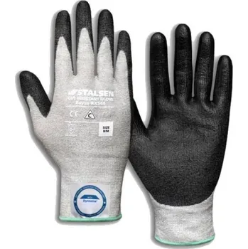 Pracovní rukavice RUKAVICE PROTIŘEZNÉ povrstvené PU RAYZA RX544 šedá-černá 10 (XL)