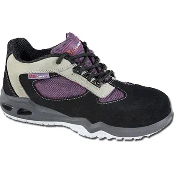 Pracovní obuv POLOBOTKY dámské kompozitní tužinka a planžeta, hydrofobní, nM AURELIE FLEX S3 SRC šedá-růžová 41