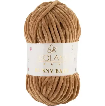 Příze Wolans Bunny Baby 10041 Světle hnědá (Žinylková příze Bunny baby Světle hnědá)
