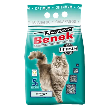 Podestýlka pro kočku BENEK Super optimum galapagos Bentonitové stelivo 5 l x 2 (10 l)