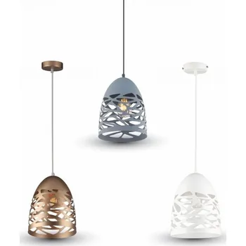 V-TAC Závěsná lampa hnízdo (3 barvy) Matná bílá