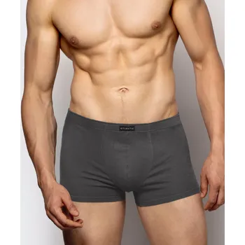 Boxerky Pánské přiléhavé boxerky ATLANTIC - tmavě šedé XL