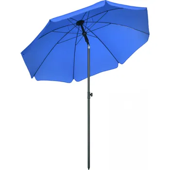 Stínicí technika Slunečník s UV ochranou, průměr 180 cm | modrý