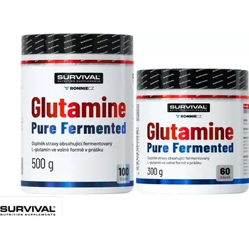 Aminokyselina Survival Glutamin Pure Fermented 500 g + 300 g