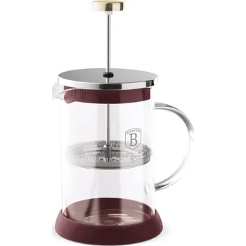 Příprava kávy BERLINGERHAUS Konvička na čaj a kávu French Press 600 ml Leonardo Collection BH-8584