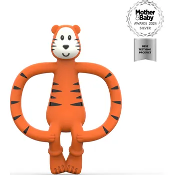 Matchstick Monkey Kousátko a zubní kartáček Teddy Tiger