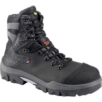 Pracovní obuv OBUV kotník kompozitní tužinka a planžeta, hydrofobní, nM ISERAN FLEX S3 ESD SRC černá-šedá 42