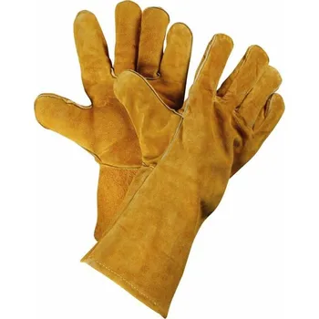 Pracovní oblečení RUKAVICE SVÁŘECÍ hovězí štípenka SUNNY 6504.GD žlutá 11 (2XL)