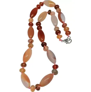 Náhrdelník Karneolový náhrdelník – exkluzivní minerální šperk z přírodního kamene