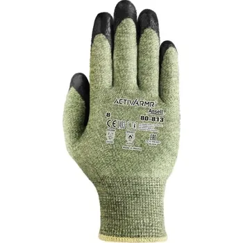Pracovní rukavice RUKAVICE PROTIŘEZNÉ A TEPELNÁ RIZIKA do 100°C ACTIVARMR 80-813 žlutozelená-černá 11 (2XL)