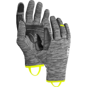 Rukavice Ortovox Fleece Light Glove Men's Barva: Black Steel Blend, Velikost: XS