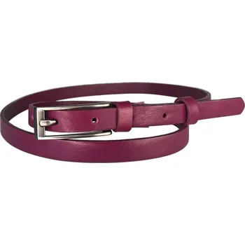 Opasek PENNY BELTS Kožený opasek 15-1-53 fuchsiový - 75 cm