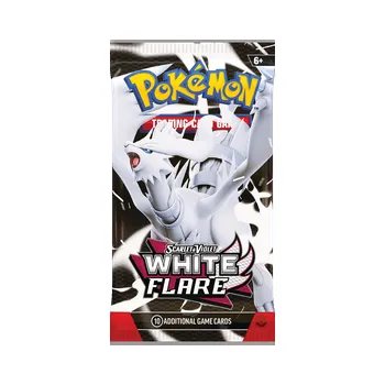 Společenská hra Pokémon TCG: White Flare Booster Rip and Ship: Produkt bude rozbalen na LIVE streamu.