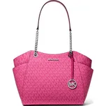 Michael Kors kabelka jet set large logo růžová + doprava zdarma
